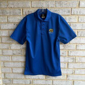 Best Buy Short Sleeve Collared Blue Uniform Polo Shirt Men's Size S.